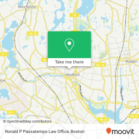 Ronald P Passatempo Law Office map