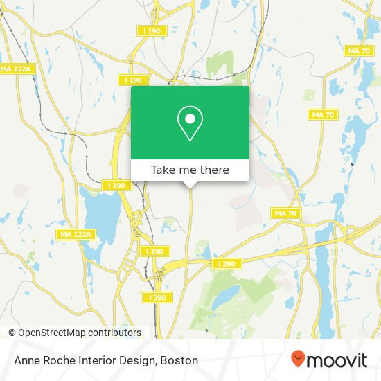 Anne Roche Interior Design map