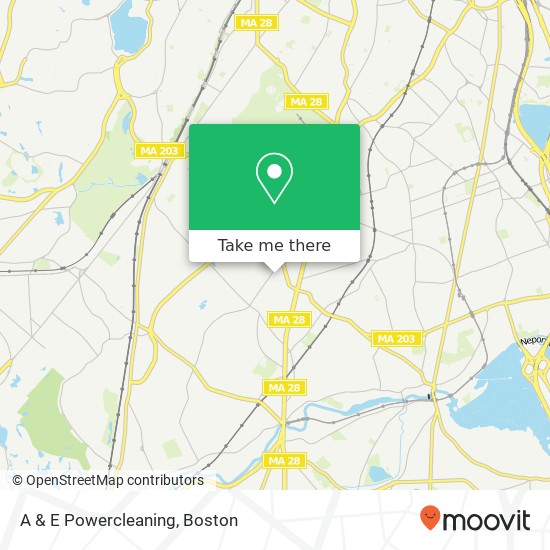 Mapa de A & E Powercleaning