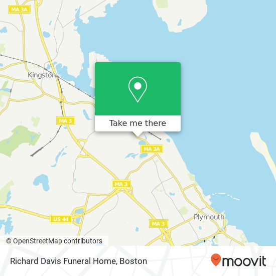 Richard Davis Funeral Home map