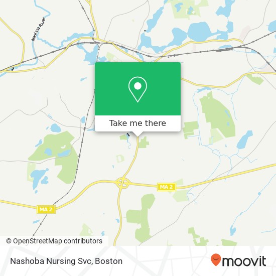 Mapa de Nashoba Nursing Svc