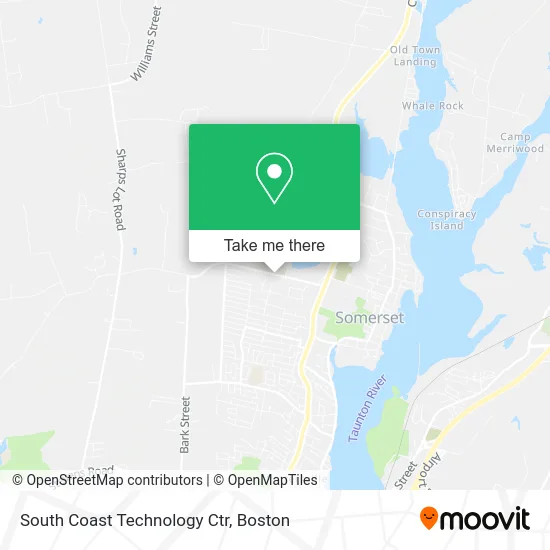 South Coast Technology Ctr map