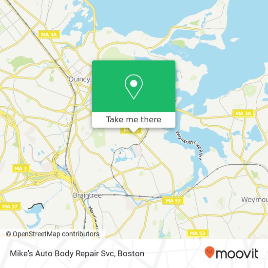 Mapa de Mike's Auto Body Repair Svc