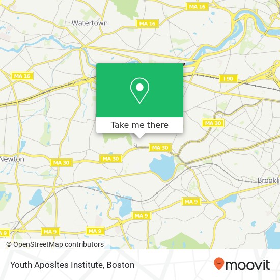 Youth Aposltes Institute map