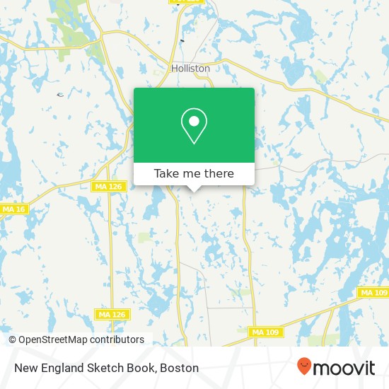 New England Sketch Book map