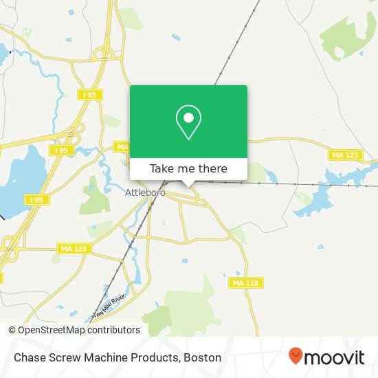 Mapa de Chase Screw Machine Products