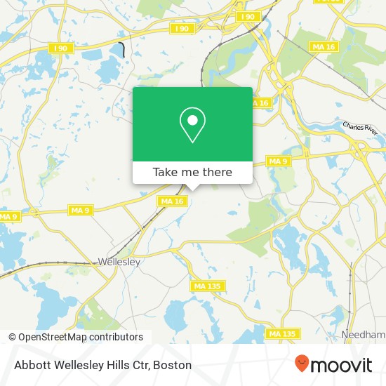 Mapa de Abbott Wellesley Hills Ctr