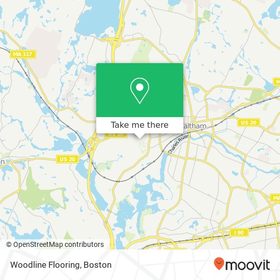 Woodline Flooring map