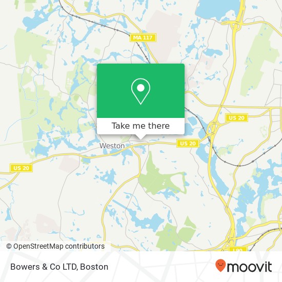 Mapa de Bowers & Co LTD