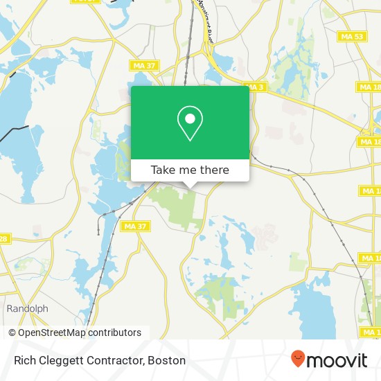 Mapa de Rich Cleggett Contractor
