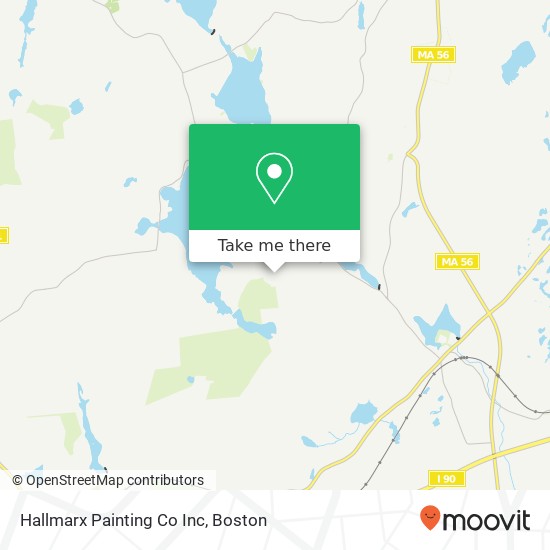 Hallmarx Painting Co Inc map