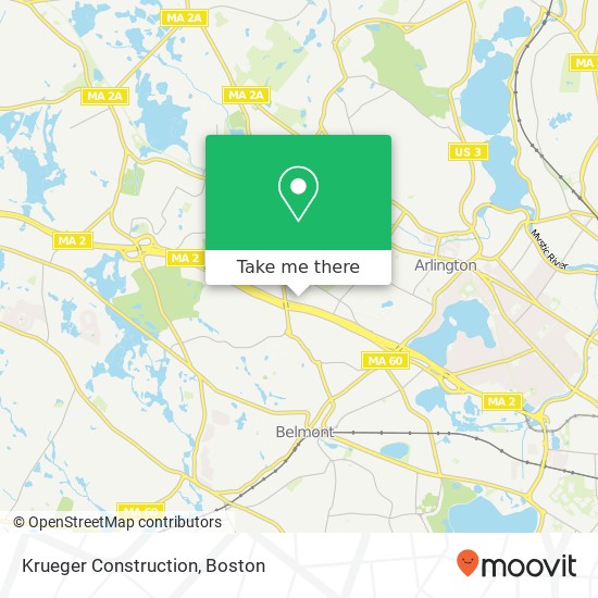 Krueger Construction map