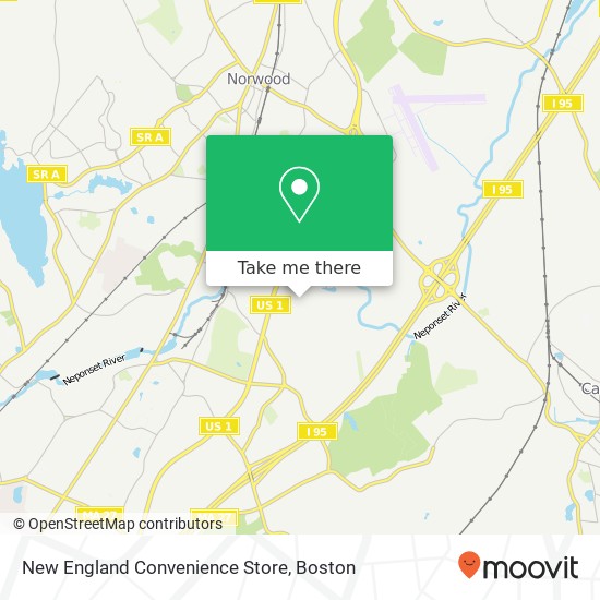 New England Convenience Store map