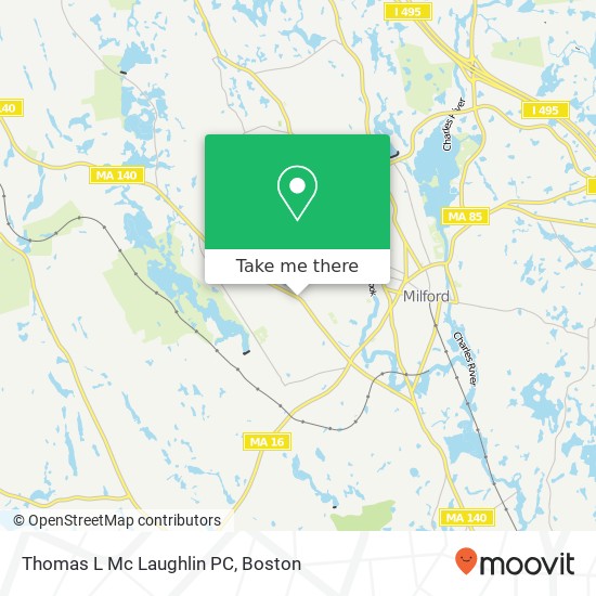 Thomas L Mc Laughlin PC map