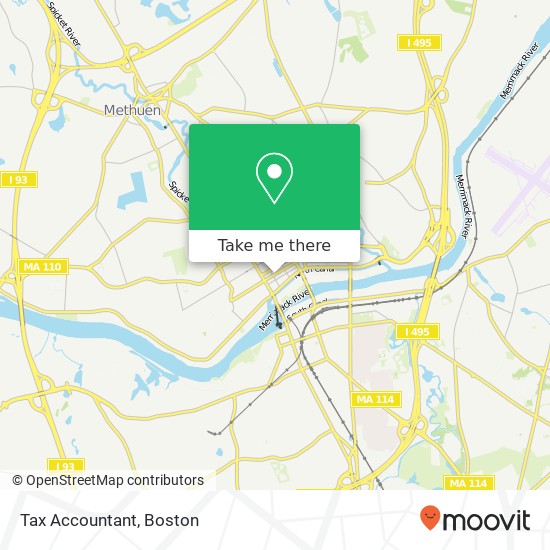 Tax Accountant map