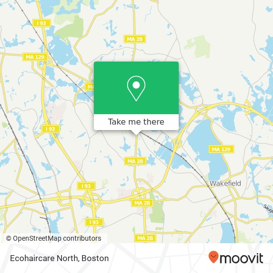 Mapa de Ecohaircare North