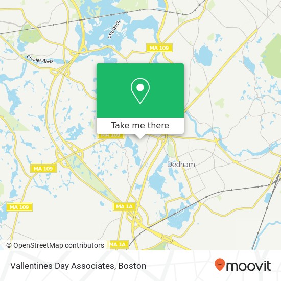 Vallentines Day Associates map