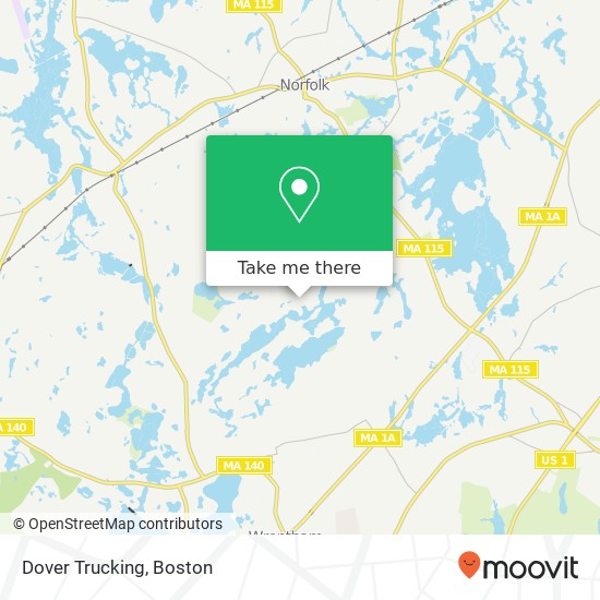 Dover Trucking map