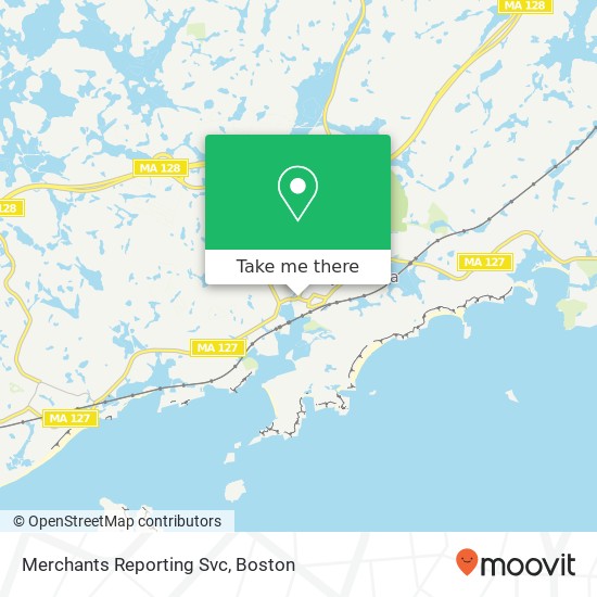 Mapa de Merchants Reporting Svc