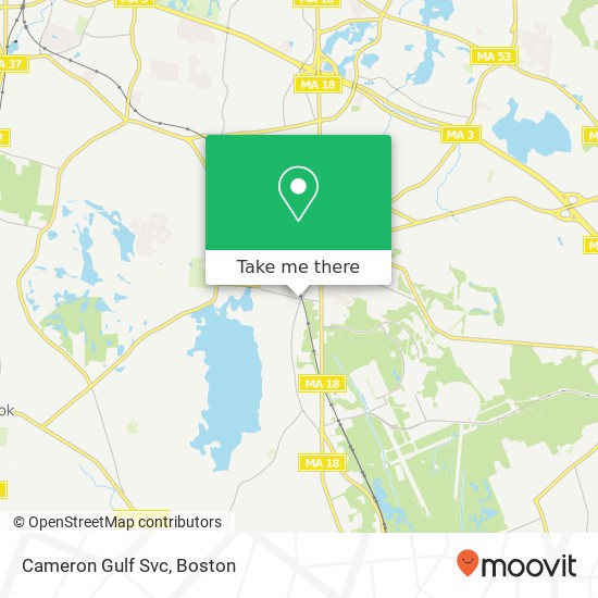 Cameron Gulf Svc map