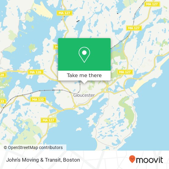 Mapa de John's Moving & Transit