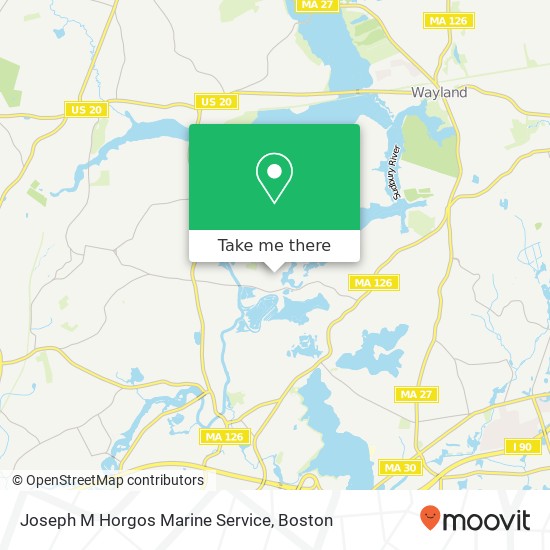 Mapa de Joseph M Horgos Marine Service