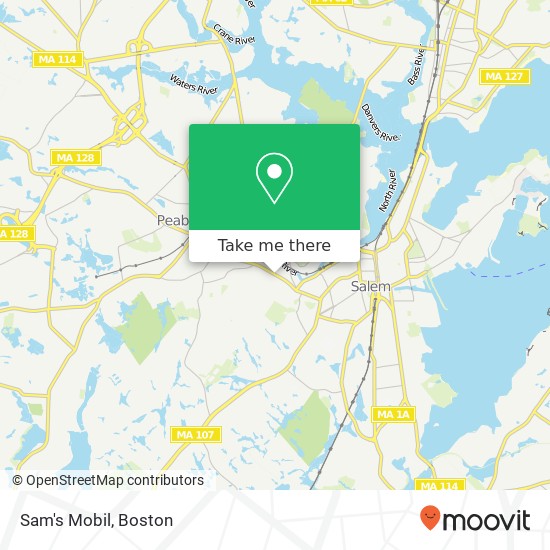 Sam's Mobil map