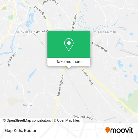 Gap Kids map