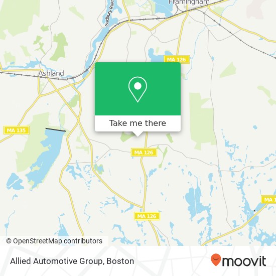 Mapa de Allied Automotive Group