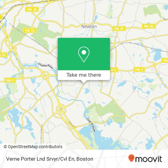 Verne Porter Lnd Srvyr/Cvl En map