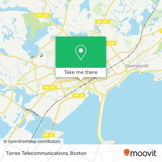 Torres Telecommunications map