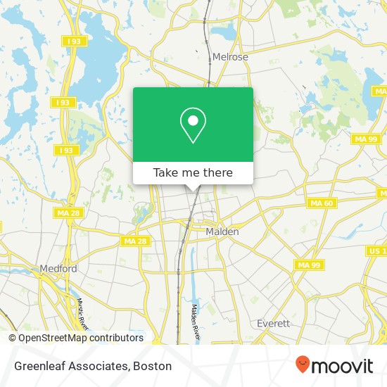 Greenleaf Associates map