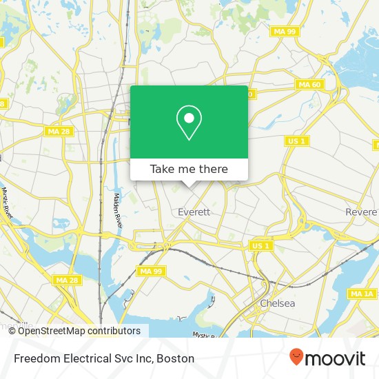 Freedom Electrical Svc Inc map