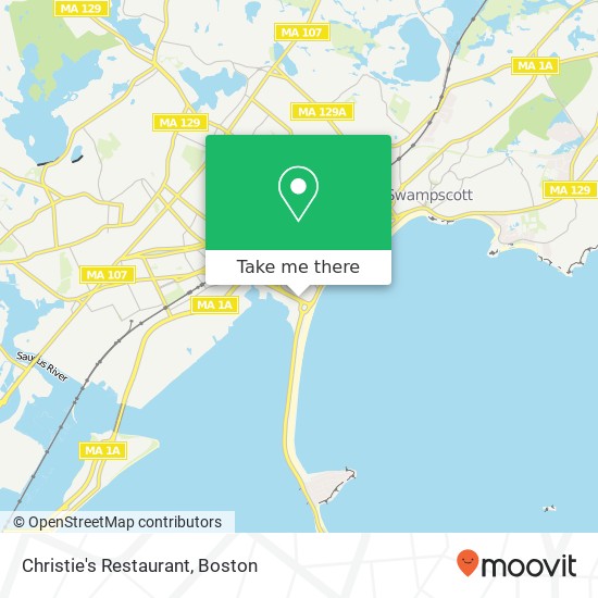 Christie's Restaurant map