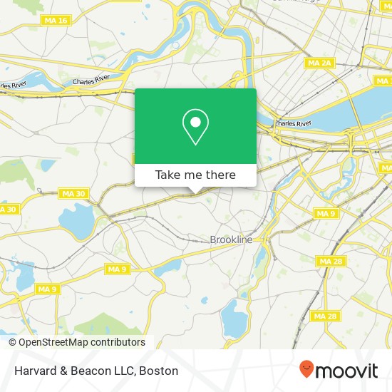 Mapa de Harvard & Beacon LLC