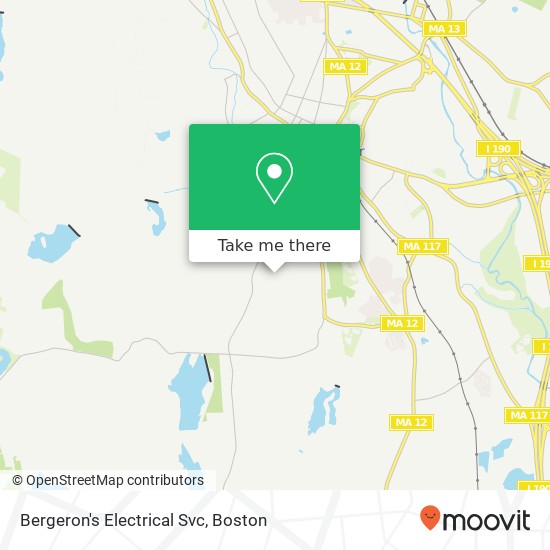 Bergeron's Electrical Svc map