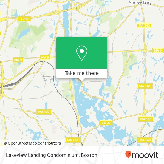 Mapa de Lakeview Landing Condominium