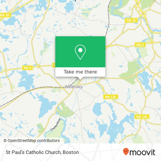 St Paul's Catholic Church map