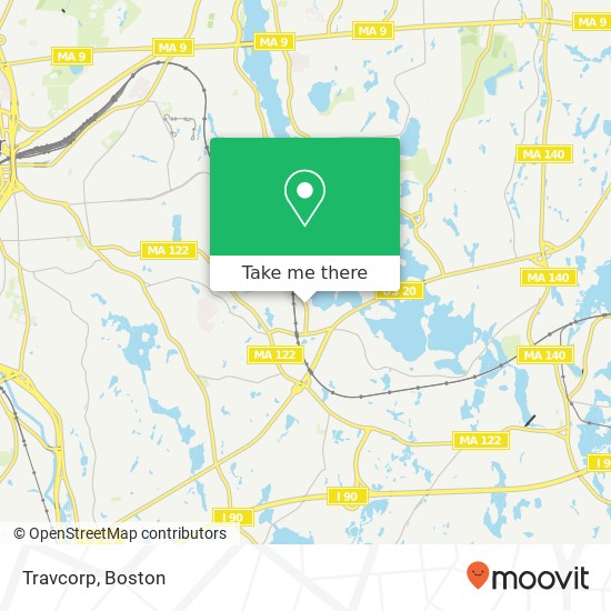 Travcorp map