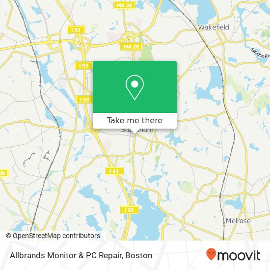 Allbrands Monitor & PC Repair map