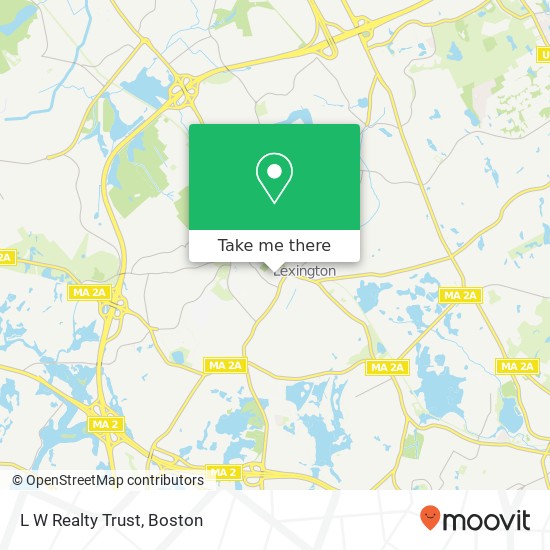 L W Realty Trust map