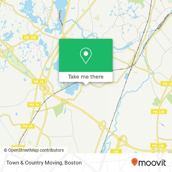 Mapa de Town & Country Moving