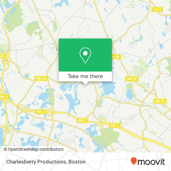 Charlesberry Productions map