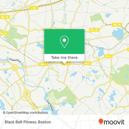 Mapa de Black Belt Fitness