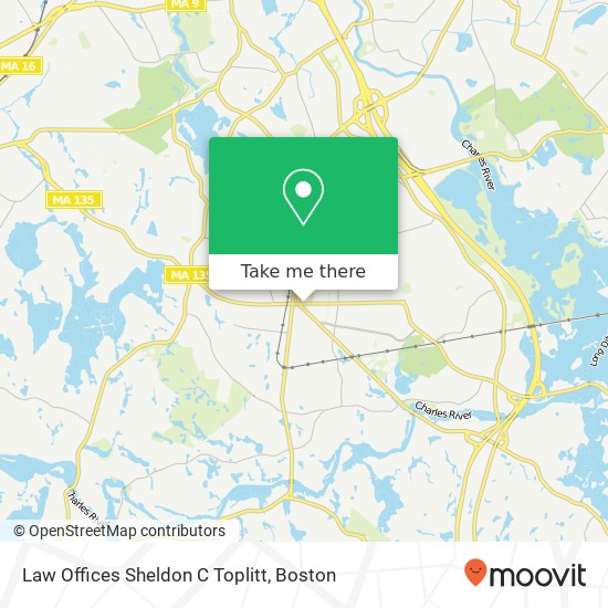 Mapa de Law Offices Sheldon C Toplitt