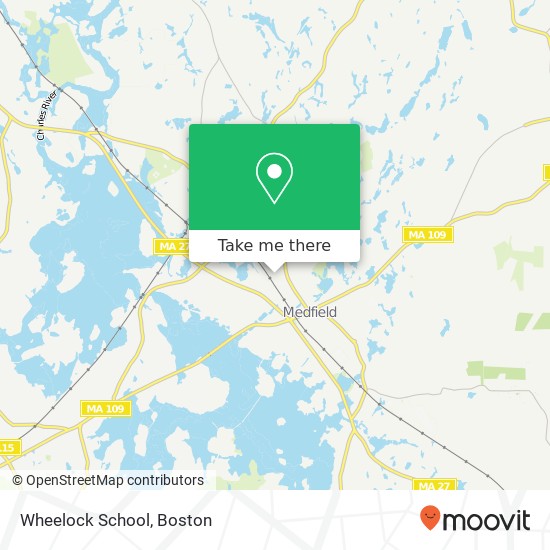 Wheelock School map