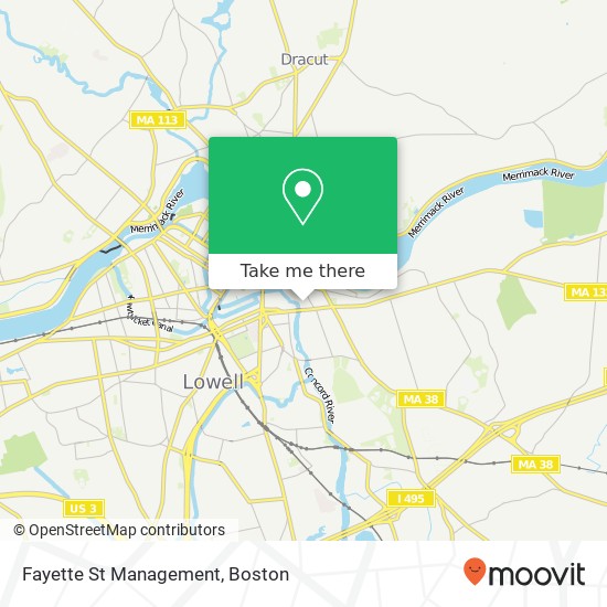 Mapa de Fayette St Management