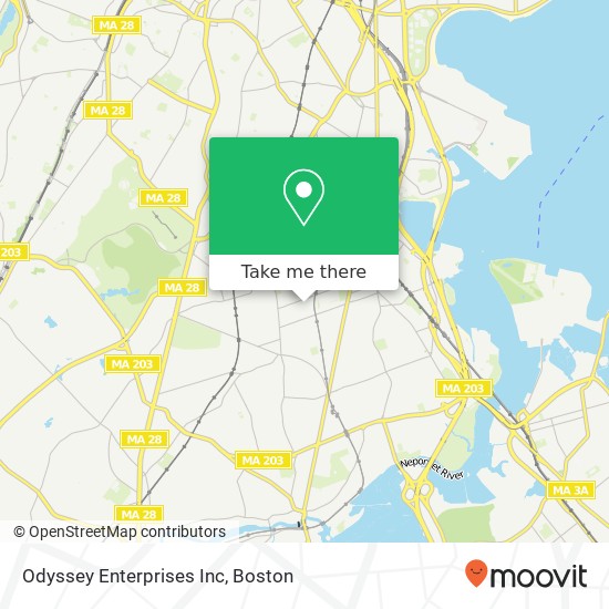 Mapa de Odyssey Enterprises Inc