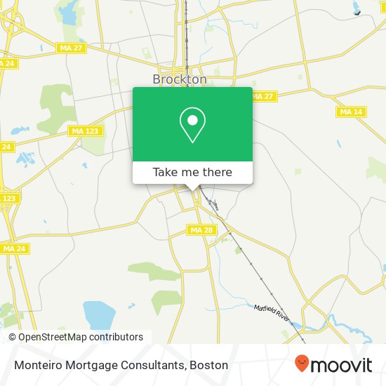 Monteiro Mortgage Consultants map