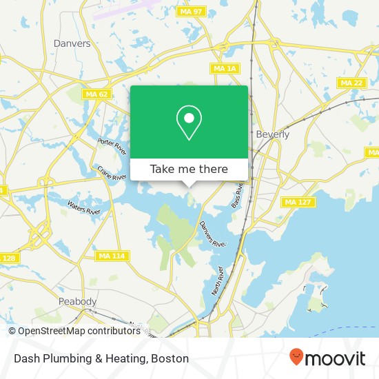 Mapa de Dash Plumbing & Heating